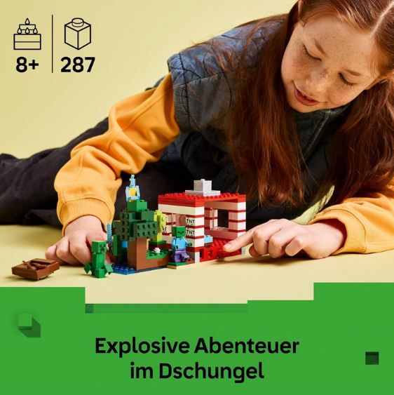 🧱 LEGO 21275 Minecraft Das TNT Dschungelhaus für 20,79€ (statt 25€)