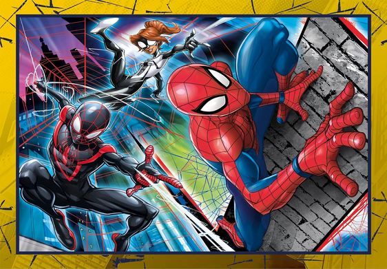 🧩 Clementoni 4 in 1 Supercolor Marvel Spiderman Puzzle für 7€ (statt 12€)