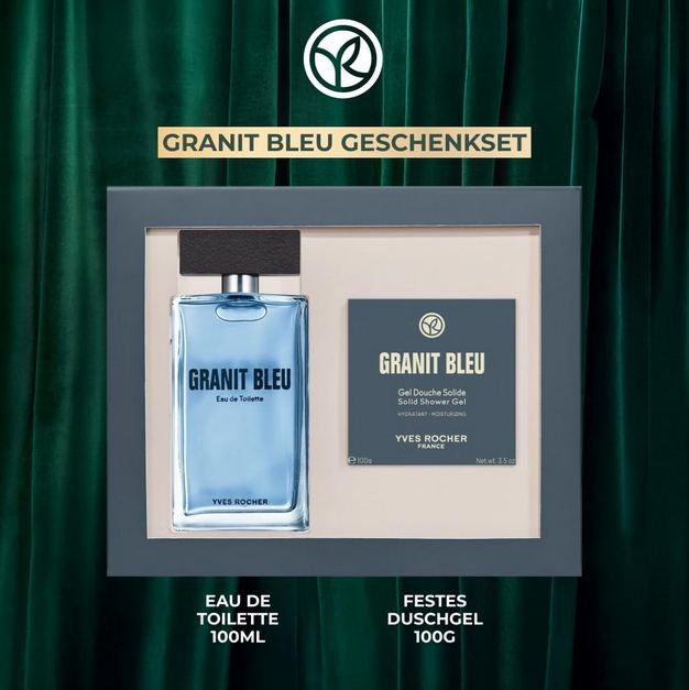 🎁 Yves Rocher Granit Bleu Geschenkset mit EdT & Duschgel für 24,99€ (statt 36€)