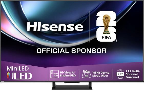 📺 Hisense 75U7Q Pro 75 4K Mini LED Smart TV mit 165Hz für 949€ (statt 1.177€)