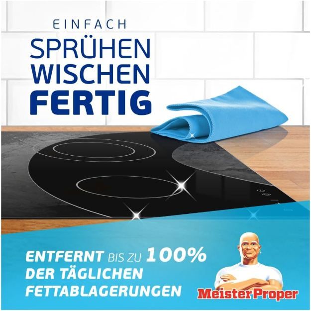 🧽 20 Flaschen (16 Liter!) Meister Proper Citrusfrische Reiniger für 41,80€ (statt 52€)