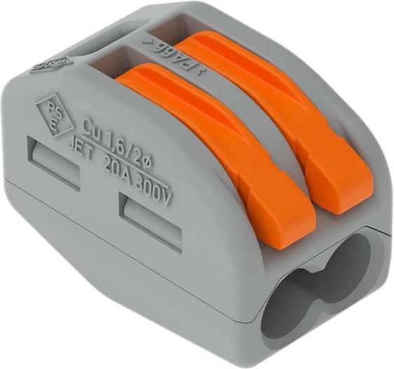 🔌 50er Pack Wago Classic 2-Leiter Verbindungsklemmen bis 4mm² für 9,99€ (statt 16€) 🔌 50er Pack Wago Classic 2 Leiter Verbindungsklemmen bis 4mm² für 9,99€ (statt 16€)