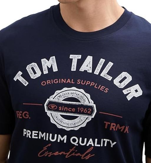 👕 Tom Tailor Logo Print T Shirt ab 7,51€ (statt 15€)