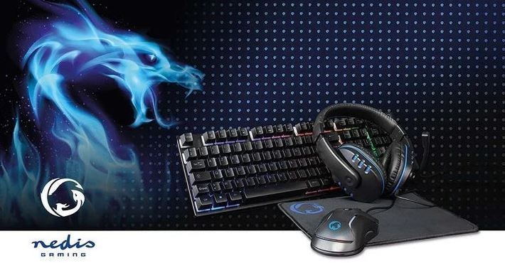 🔥 Nedis 5-in-1 Gaming-Set mit Tastatur (FR-Layout), Maus, Headset & Mauspad für 12€ (statt 30€) 🔥 Nedis 5 in 1 Gaming Set mit Tastatur (FR Layout), Maus, Headset & Mauspad für 12€ (statt 30€)