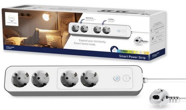 🔌 2x Tint 4 Fach Smart Steckdosenleiste mit Zigbee für 26,98€ (statt 52€)