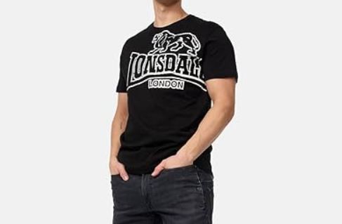 👕 Lonsdale Langsett T Shirt mit Print ab 12,58€ (statt 20€)