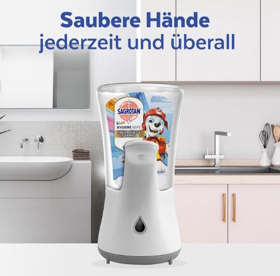 🧼 5er Pack Sagrotan Kids No Touch Nachfüller Kamille, 250ml ab 10,43€ (statt 16€)