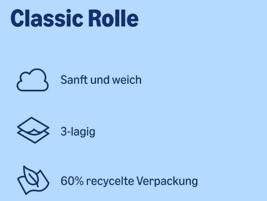 🧻 20 Rollen by Amazon Classic Toilettenpapier, 3-lagig ab 7€ (statt 9€) - 0,36€ pro Rolle 🧻 20 Rollen by Amazon Classic Toilettenpapier, 3 lagig ab 7€ (statt 9€) 0,36€ pro Rolle