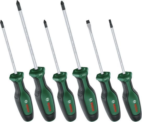 🪛 Bosch Schraubendreher Set, 6 teilig für 17,89€ (statt 24€)