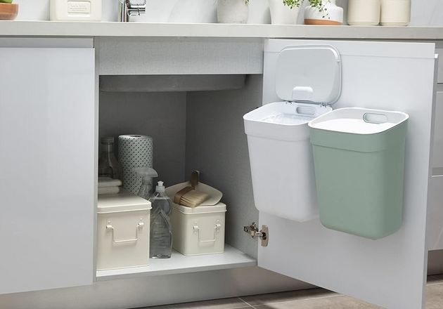 🗑️ Curver Mülleimer Set mit 2x10L + 2x20L, stapelbar für 29,95€ (statt 60€)