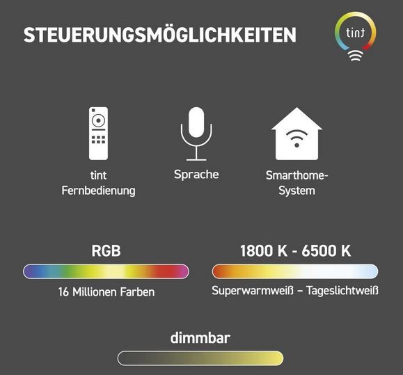 💡 Tint Smarte LED Deckenlampen mit Zigbee in 2 Designs für je 69,99€ (statt 182€)