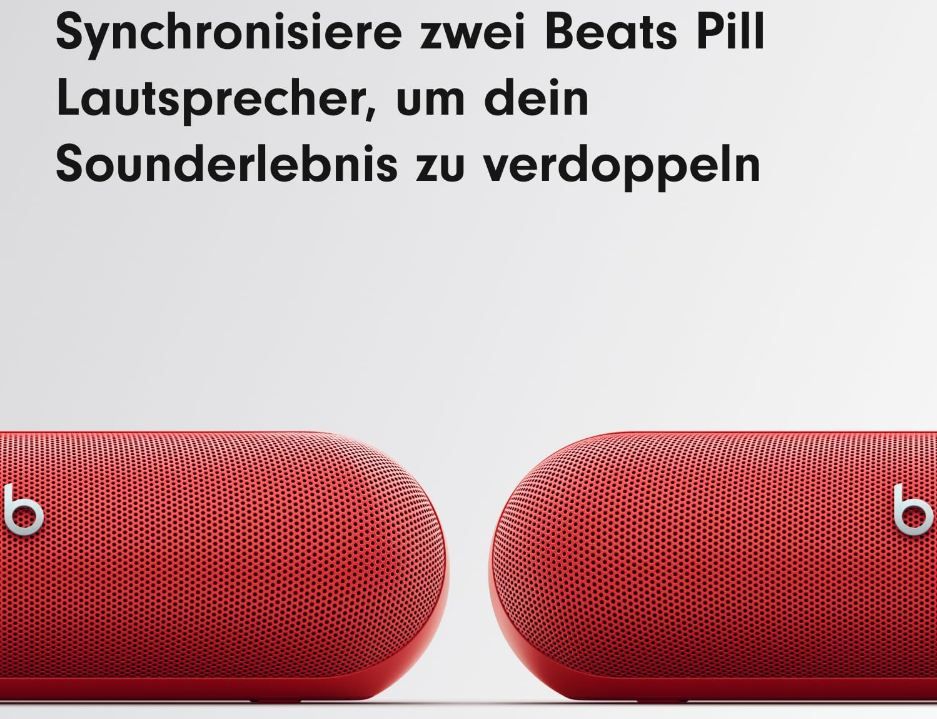 🔊 Beats Pill Bluetooth-Lautsprecher mit 24 Stunden Akku für 88,70€ (statt 111€) 🔊 Beats Pill Bluetooth Lautsprecher mit 24 Stunden Akku für 88,70€ (statt 111€)