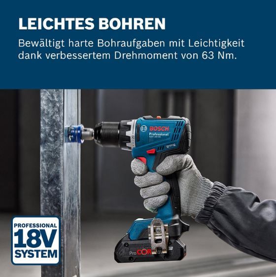 🧰 Bosch Professional GSR 18V 65 Akku Bohrschrauber + L Boxx für 101,69€ (statt 116€)