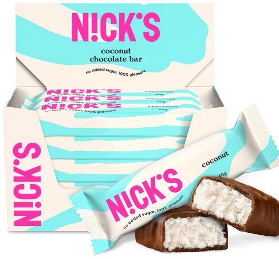 🍫 15er Pack NICKS Keto Riegel Coconut, je 40g ab 12,68€ (statt 20€)