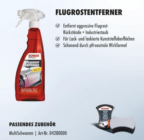 🚗 Sonax FlugrostEntferner, 750ml für 13,59€ (statt 18€)