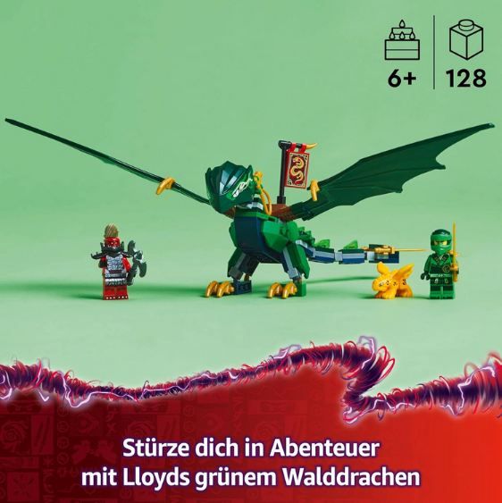 🐉 LEGO 71829 Ninjago Lloyds grüner Walddrache für 13,99€ (statt 18€)