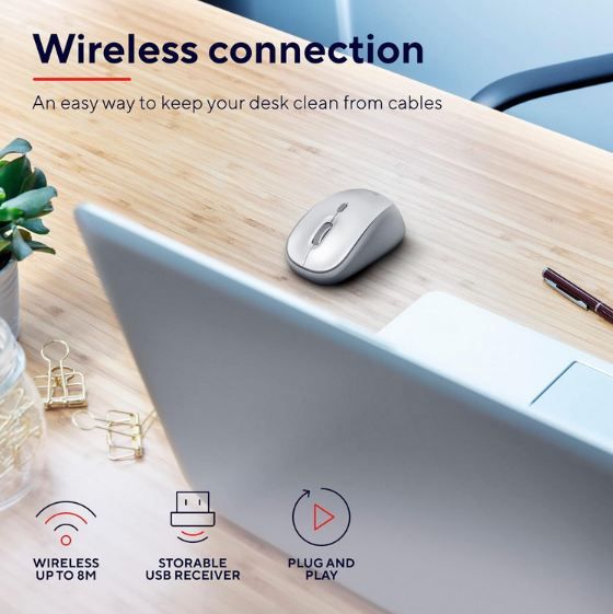 🖱️ 2x Trust Yvi Wireless Maus mit 1.600 DPI für 11,98€ (statt 38€)   Refurbished