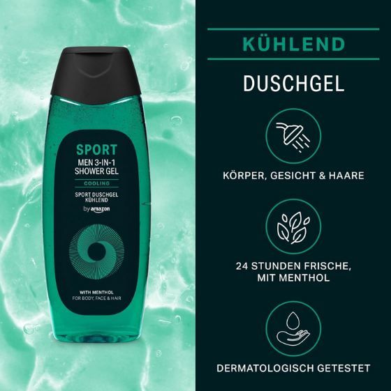🚿 2 x 1L by Amazon Sport 3in1 Duschgel, Nachfüllpack ab 4,35€   nur 2€ pro Liter!