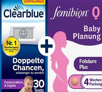 🤰forme: Mit dem Kauf von Clearblue & Femibion 10€ Cashback