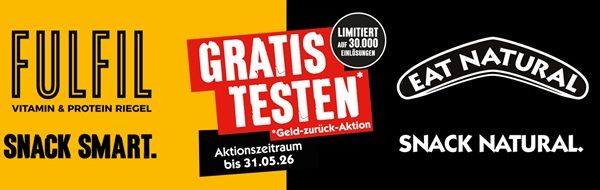 🥜🌰 FULFIL oder Eat Natural gratis ausprobieren