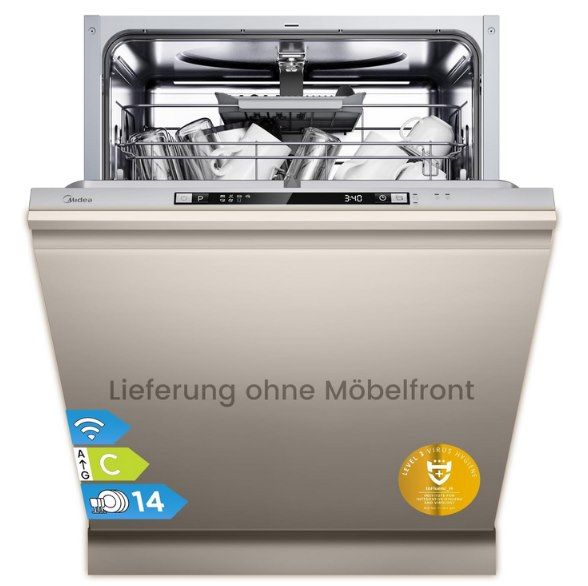 🍴 Midea SV 5.14K14C Geschirrspüler (vollintegriert, 60cm) mit WLAN für 329,99€ (statt 370€)