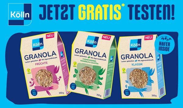 Kölln Granola gratis ausprobieren