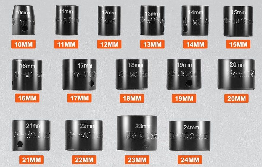 🔧 VEVOR 15tlg. Schlagsteckschlüsselsatz (9,5 mm Antrieb / 10-24 mm) für 23,15€ (statt 29€) 🔧 VEVOR 15tlg. Schlagsteckschlüsselsatz (9,5 mm Antrieb / 10 24 mm) für 23,15€ (statt 29€)