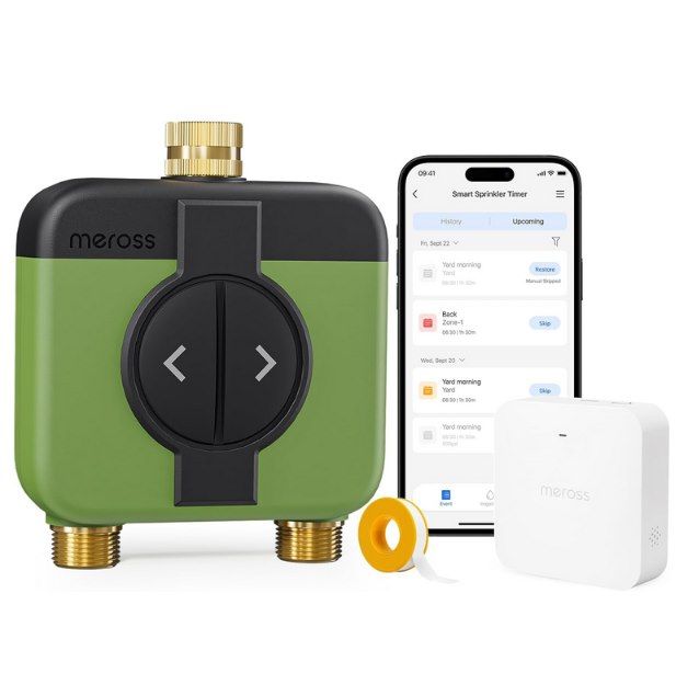 💦 Meross MST200 WLAN Bewässerungscomputer mit 2 Ausgängen für 99,98€ (statt 120€)