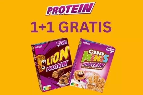 1+1 Aktion mit CINIMINIS Protein & LION Protein