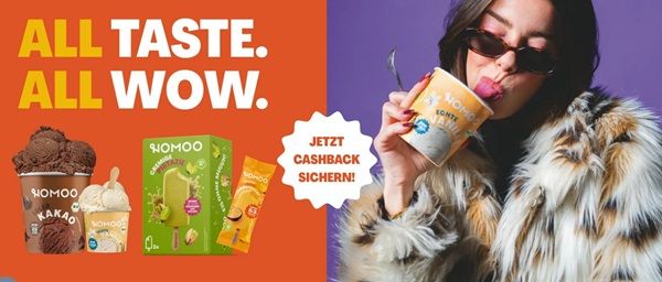 NOMOO Eis gratis ausprobieren   2 für 1 Aktion