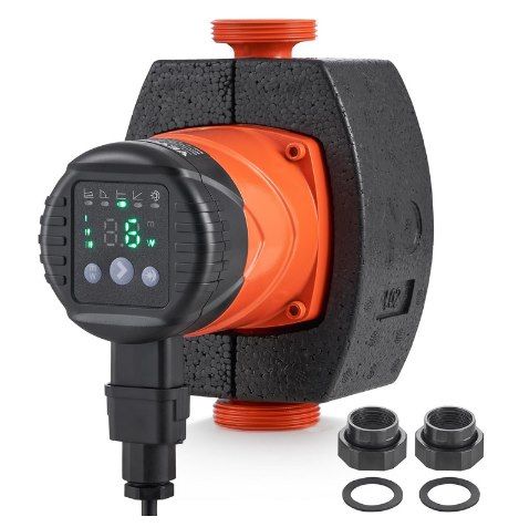 💦 VEVOR Heizungspumpe mit 8m Förderhöhe, 60 W & 67 L/min für 55,71€ (statt 65€)