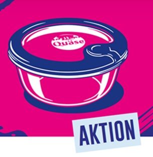 🛒 Mit dem Kauf von Quäse gratis Glasdose abfassen