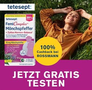 💊 Rossmann: tetesept Femi Complex Mönchspfeffer gratis ausprobieren