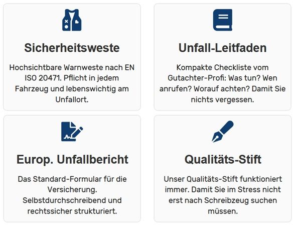 📝 Profi Unfalltüte gratis anfordern