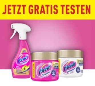 Wieder da! Vanish Oxi Action-Produkt gratis ausprobieren