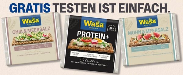 Wasa Selection Knäcke gratis ausprobieren