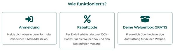 Gratis: Welpenstarterbox von HUNTER abholen (statt über 80€) Gratis: Welpenstarterbox von HUNTER abholen (statt über 80€)