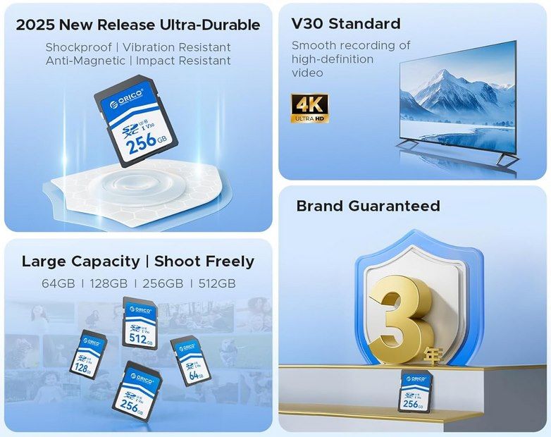 💾 ORICO 128GB SDXC Speicherkarte, UHS-I, C10, U3, V30 für 24,49€ (statt 35€) 💾 ORICO 128GB SDXC Speicherkarte, UHS I, C10, U3, V30 für 24,49€ (statt 35€)