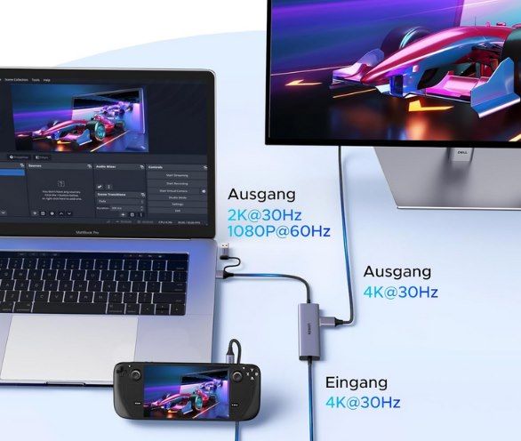 🎞️ UGREEN Capture Card und PD 100W Laden für 26,64€ (statt 33€)