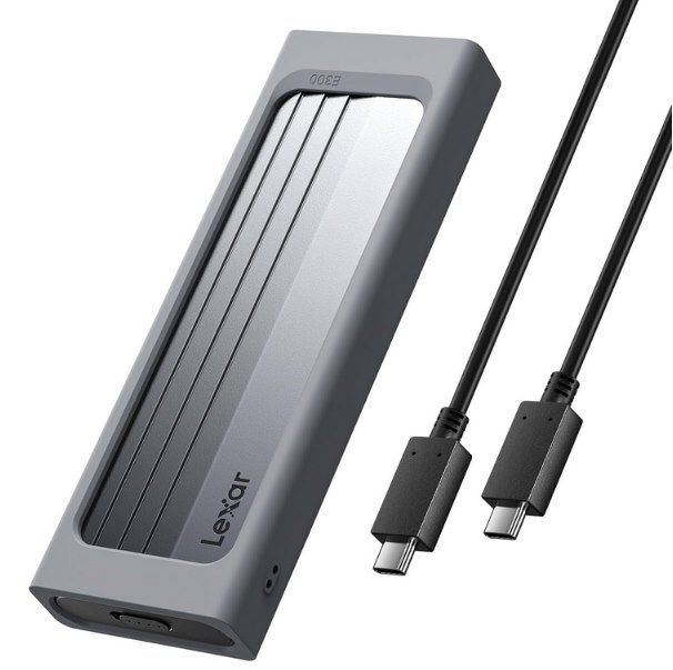 💾 Lexar M.2 NVMe SSD-Gehäuse mit USB-C-Adapter für 13,79€ (statt 23€)