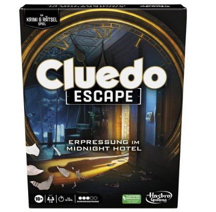 🚪 Cluedo Escape – Erpressung im Midnight Hotel Spiel für 9,83€ (statt 16€)