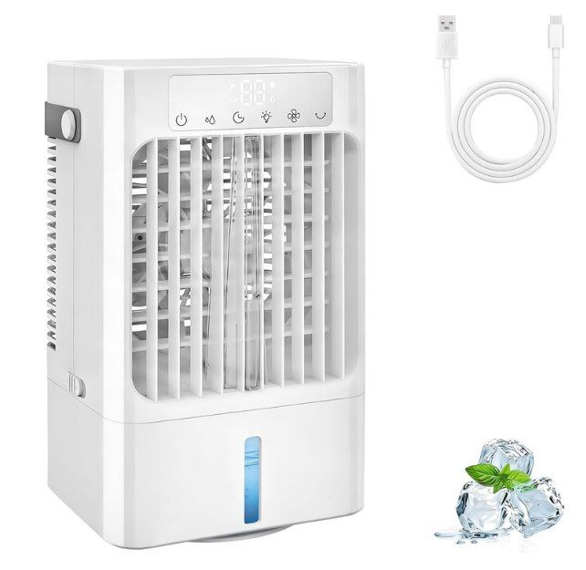 💨 BOOHENKA mobilee Mini Kühllüfter mit Wassertank für 41€ (statt 50€)