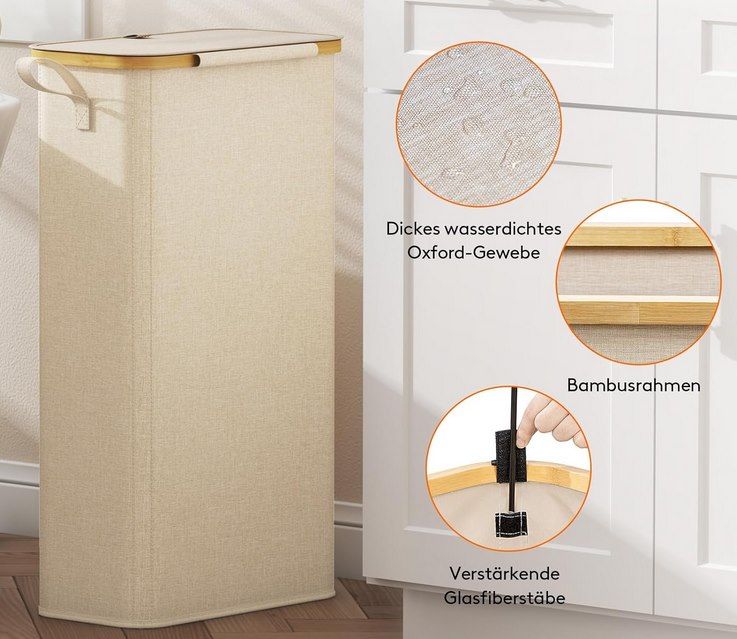 🧺 Lifewit faltbarer Wäschekorb (65L) mit Deckel für 12,90€ (statt 17€) 🧺 Lifewit faltbarer Wäschekorb (65L) mit Deckel für 12,90€ (statt 17€)