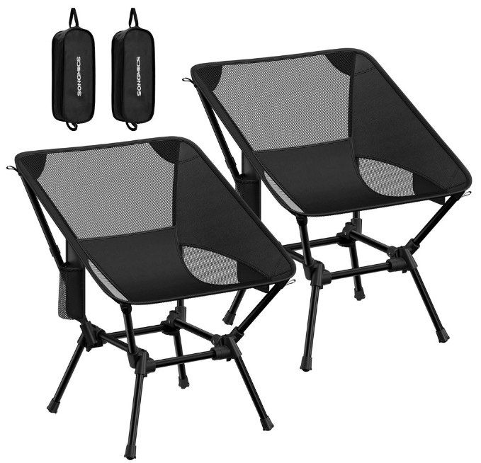 💺 2x SONGMICS höhenverstellbarer Campingstuhl bis 150kg für 35,99€ (statt 46€)