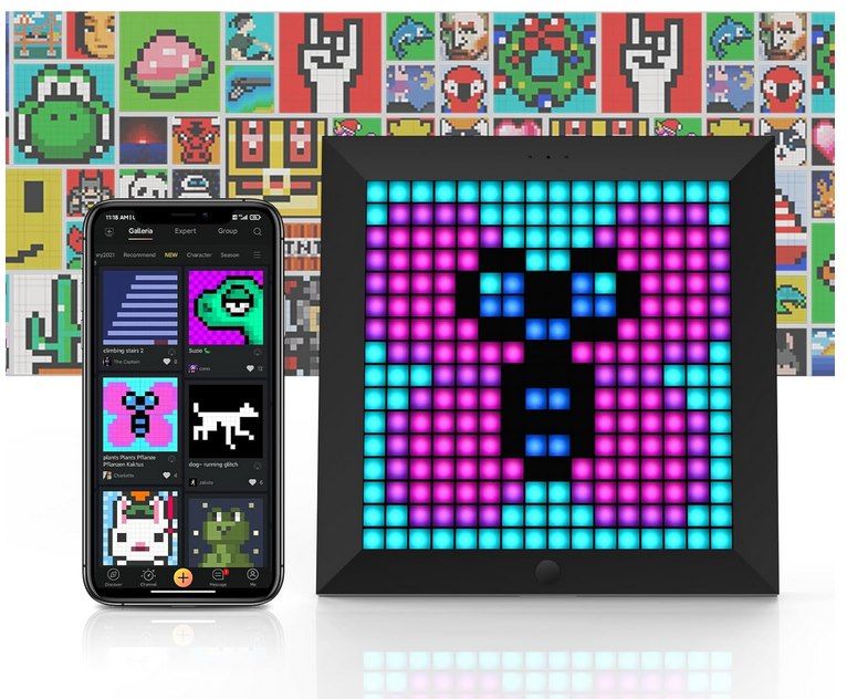 👾 Divoom Pixoo Pixel Art Programmierbares 16x16 RGB LED Panel für 36,20€ (statt 56€)