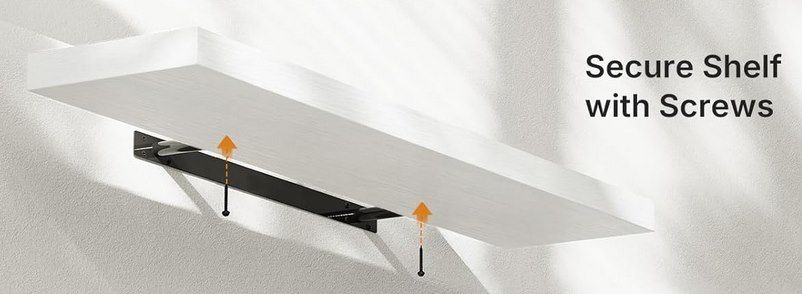 👍 2x Armada Homefurnishing Wandregal in Weiß oder Schwarz ab 13,75€ (statt 32€)