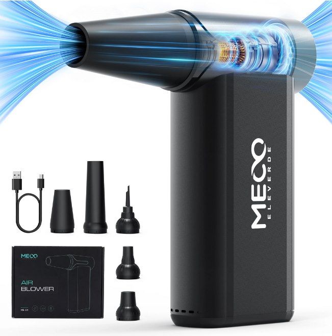 ️💨 MECO ELEVERDE D1 elektr. Luftgebläse mit 8 Stufen bis zu 130.000 U/min ab 14,48€ (statt 27€)