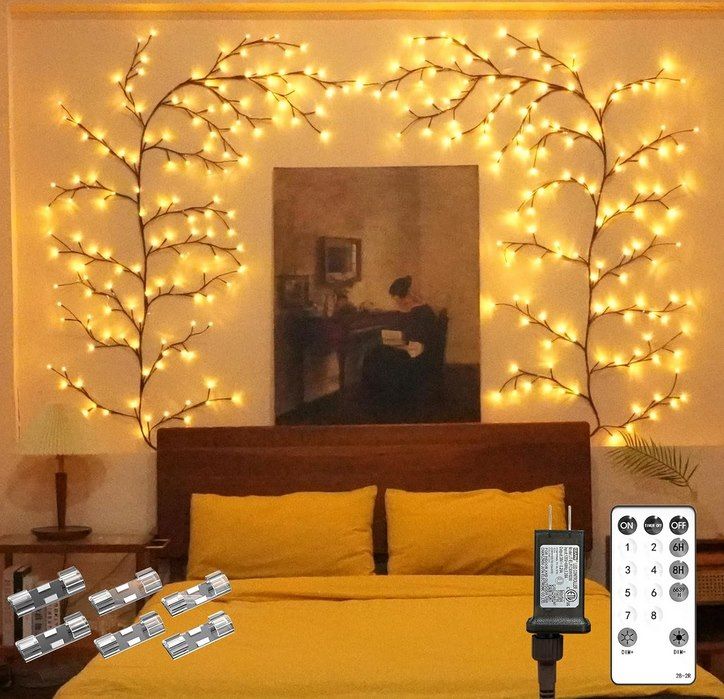 💡 Probapro Weidenrebe Lichterkette mit 144 LEDs mit Fernbedienung für 14,99€ (statt 20€)