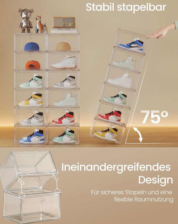 👟 20% Rabatt auf SONGMICS stapelbare Schuhboxen (bis Gr. 47) z.B. 3x für 23,99€ (statt 30€) 👟 20% Rabatt auf SONGMICS stapelbare Schuhboxen (bis Gr. 47) z.B. 3x für 23,99€ (statt 30€)