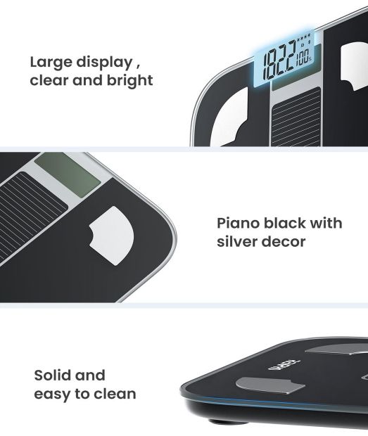 ⚖️ RENPHO Elis Solar 1 digitale Körperfettwaage mit App & bis 180kg für 18,21€ (statt 32€) ⚖️ RENPHO Elis Solar 1 digitale Körperfettwaage mit App & bis 180kg für 18,21€ (statt 32€)